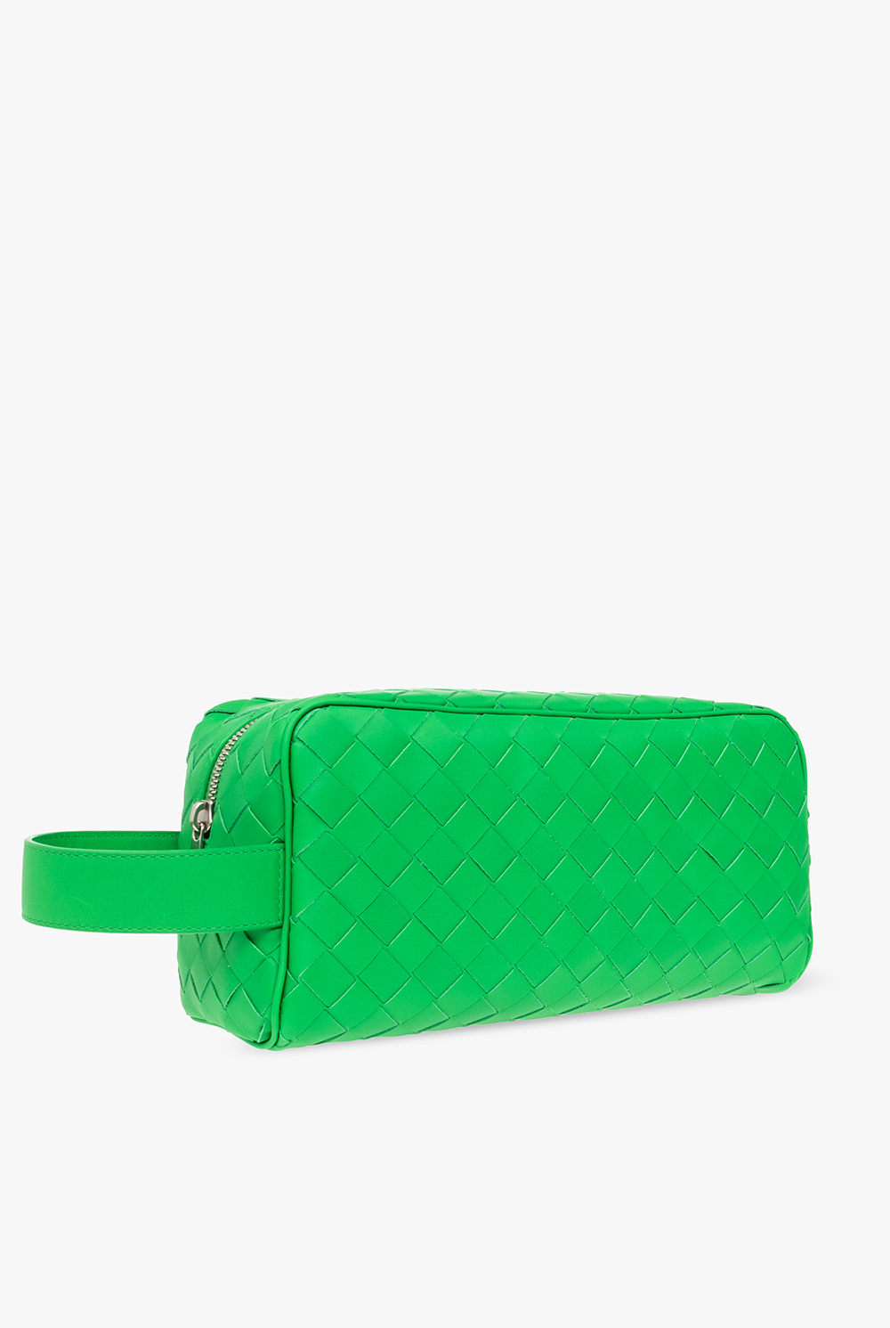 SchaferandweinerShops AG bottega veneta Green Intrecciato wash bag Bottega Veneta